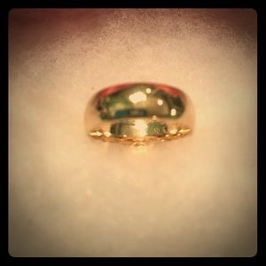 A Gold 10K Band Ring